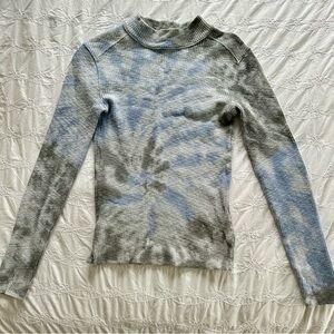 We The Free Blue Gray Long Sleeve Top